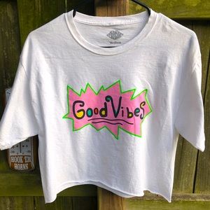 Good Vibes Crop T-Shirt
